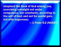 Image result for 1 Peter 5:2