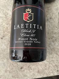 Image result for Laetitia Pinot Noir Black Label Block S1 Clone 115