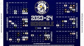 Image result for Saints 2024 Schedule Poster