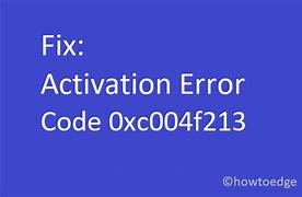 Image result for Error Code 0Xc004f213 Windows 1.0 Activation