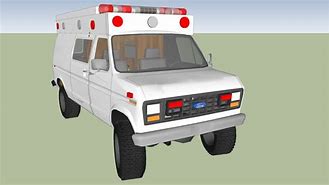 Image result for Ford Econoline Ambulance 3D Model