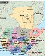 Image result for Guatemala Political Map