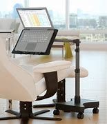 Image result for Rolling Laptop Stand Heavy Levo