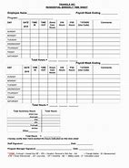 Image result for Timesheet Template with Lunch