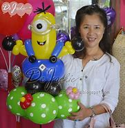 Image result for Minion Holding Balloons