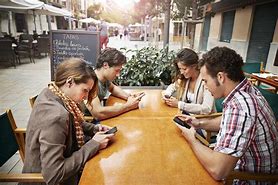 Image result for A Group of Black People On Their Phones