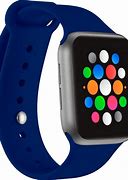 Image result for Blue Apple Watch 7 Silver Band