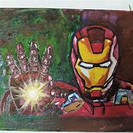 Image result for Iron Man Canvas Art