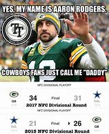 Image result for Aaron Rodgers Cowboys Meme