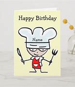 Image result for Happy Birthday Chef Template