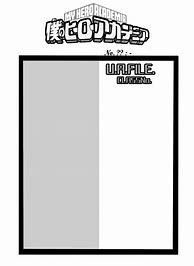 Image result for MHA OC Template Blank