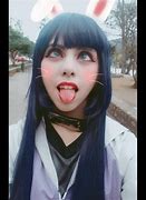 Image result for Cross Eyed Tongue Out Cosplay Face