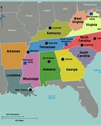 Image result for Us Map Southern United States