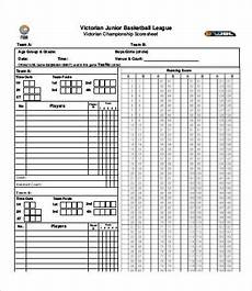 Basketball Score Sheet 12 Free Pdf Documents Download.