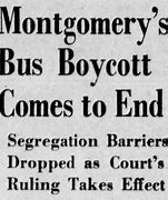 Image result for Ad of Bus Boycott