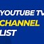 Image result for YouTube Live TV Channels List