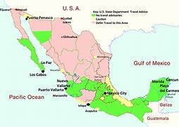Image result for Mexico Safety Map