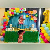 Image result for Baby Moana Birthday Party