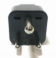 Image result for India 3-Pin Adapter