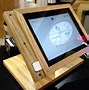 Image result for Wooden Box Lid That Folds Up to Be an iPad Stand
