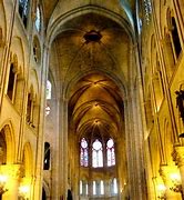 Image result for Notre Dame Fire Inside