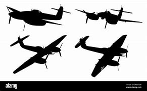 Image result for WW2 Plane Silhouette
