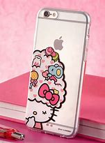 Image result for Cinnaroll Hello Kitty Lay Down Clear Case iPhone