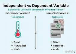 Image result for Difference Between Independent and Dependent Variable