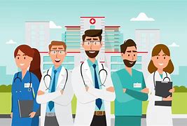 Image result for Cartoon Happy Medical Team