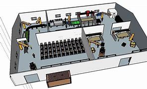 Image result for Factory Layout 3D Model