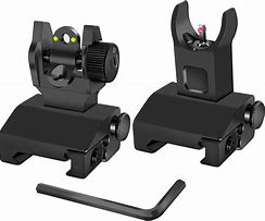 Image result for Iron Sights for Picatinny Rail