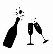 Image result for Silhouette Champagne Bottle Images. Free