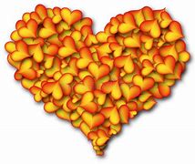 Image result for Orange Color Hearts