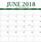 Image result for Calendar for June 2018