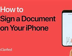 Image result for How to Sign a Document On iPhone