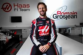 Image result for Romain Grosjean Haas F1 Team