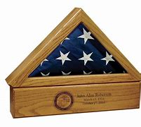 Image result for Veterans Burial Flag Display Case