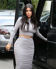 Image result for Kim Kardashian Wearing Leather