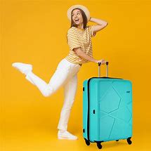 Image result for rockland luggage f106 large dots 4 piece luggage set