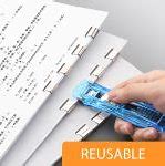 Image result for How to Use Reusable Clips Pusher Stapler