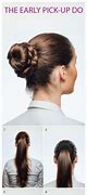 Image result for Air Hostess Hairstyle