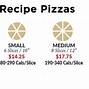 Image result for How Big Is 1/4 Inch Pizza