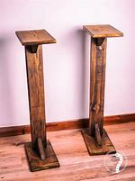 Image result for Wood Floor Standing Speakers