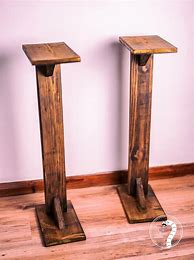 Image result for Wooden Speaker Stands