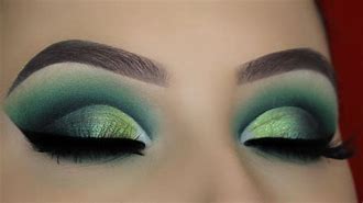 Image result for Pink and Green Makeup