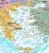 Image result for Aegean Sea Physical Map