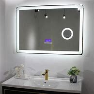 Image result for Bathroom Touch Screan Mirror