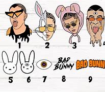 Image result for Layered SVG Cricut Bad Bunny