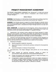 Image result for Project Manager Contract