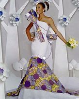 Image result for Champagne African Wedding Dress